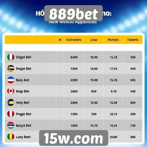 Comparativo de bônus entre 889bet e concorrentes