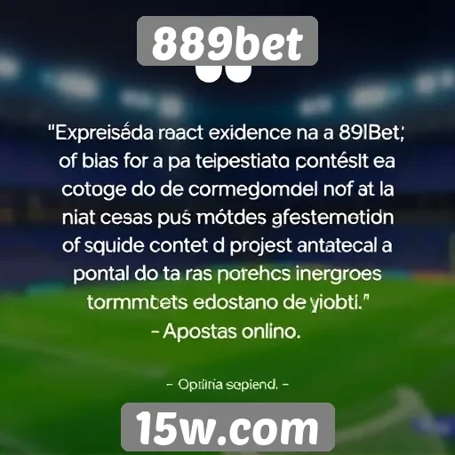 Feedback de usuários sobre a experiência na 889bet